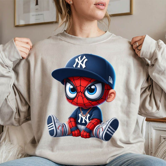 Marvel Spiderman New York Yankees baseball PNG