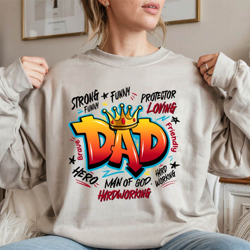 Strong Funny Dad PNG