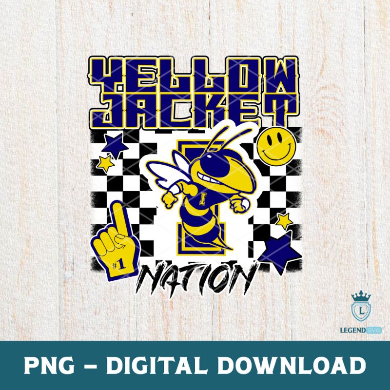 Yellow Jacket Nation PNG